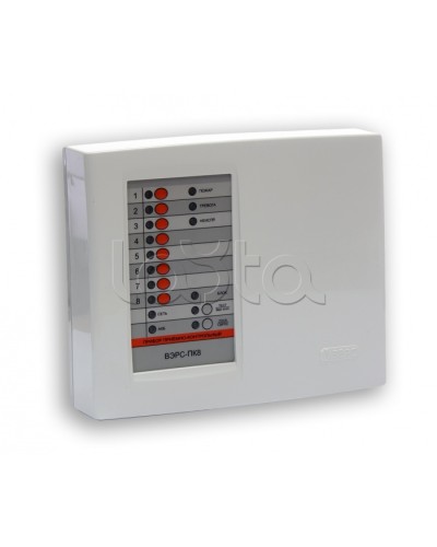 Прибор приемно-контрольный охрано-пожарный ВЭРС-ПК8П версия 3.2 в Рыбинске Приемно-контрольные приборы Pintop.ru