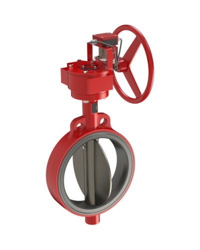 Затвордисковый с ручным приводом с контролем положения УКПЗА Спецавтоматика 3т 200/1,6(Р)-Ф.У3.1-АМК-200v1 в Рыбинске Затворы дисковые Pintop.ru