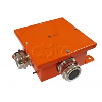 Экопласт SMB165 Коробка металл, огн. E-110,о/п 164х164х65, IP66, 4P, (1,5-4 мм2), оранж.