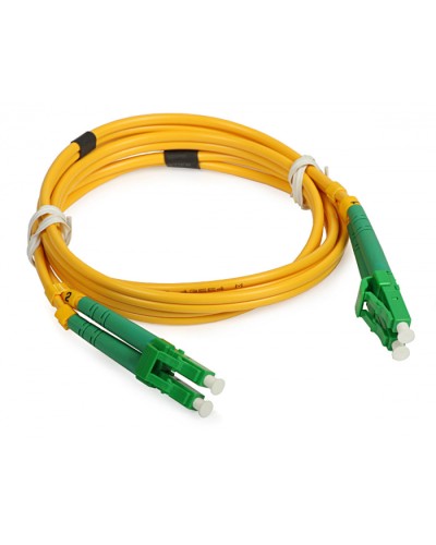 Шнур оптический duplex LC/APC-LC/APC 9/125 sm 5м LSZH Cabeus FOP(d)-9-LC/APC-LC/APC-5m в Рыбинске Патч-корды оптические Pintop.ru