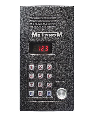Блок вызова домофона Метаком MK2012-TM4E в Рыбинске Блоки вызова многоабонентные Pintop.ru