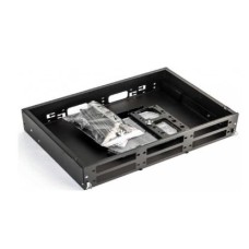 Бокс оптический универсальный 19" Hyperline FO-19V-2U-6xSLT-W130H30-48UN-BK