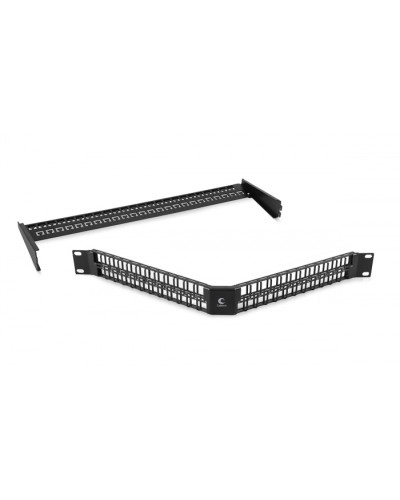 Угловая модульная патч-панель 19, 48 портов, 1U Cabeus (PLBHD-48-CON) в Рыбинске Патч панель Pintop.ru