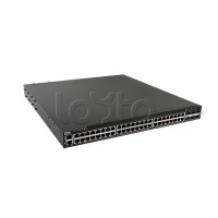 Управляемый L3 стекируемый коммутатор с 48 портами 10GBase-T, 6 портами 100GBase-X QSFP28, 2 источниками питания AC и 5 вентиляторами D-Link DXS-3610-54T-SE-LIC