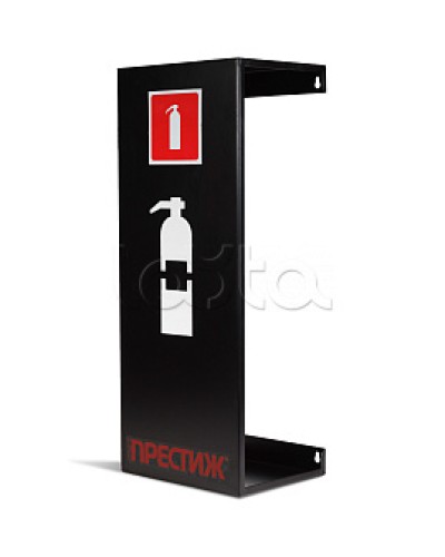 Подставка настенная под огнетушитель ПРЕСТИЖ черная ПОЖТЕХНИКА в Рыбинске Аксессуары для огнетушителей Pintop.ru
