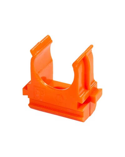 Крепёж-клипса для труб АБС-пластик оранжевая д40 (15шт/300шт уп/кор) Промрукав (PR13.0106) в Рыбинске Держатели, клипсы, скобы Pintop.ru