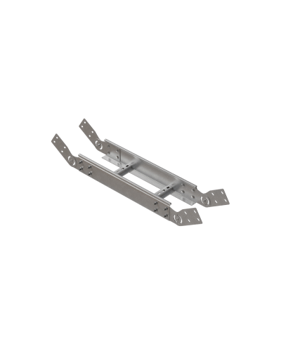 Вертикальный шарнирный угол 100х700х1,5 мм N КМ-профиль (LSHL100-700-1.5 N) в Рыбинске Аксессуары для лотков Pintop.ru