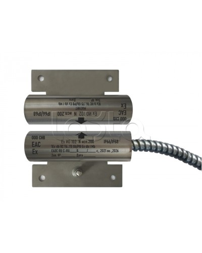 Извещатель охранный точечный магнитоконтактный взрывозащищённый Магнито-контакт Ех ИО102 N исп.211 (торцевой), с постоянно присоединенным кабелем в металлорукаве (штатно кабель 2х0,75 - 1м), 1Ex d IIC T6 Gb / РB Ex d I Mb АТФЕ.425119.171 в Рыбинске Изв