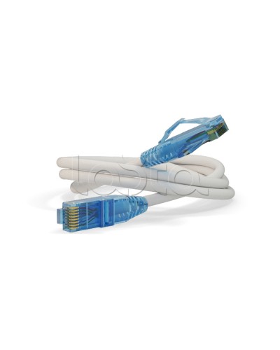 Патч-корд Hyperline PC-LPM-UTP-RJ45-RJ45-C6-3M-LSZH-WH в Рыбинске Патчкорды (медные) Pintop.ru