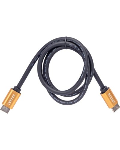Кабель HDMI - HDMI 2.0, 1м, Gold REXANT 17-6102 в Рыбинске Системы видеонаблюдения Pintop.ru