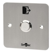 Кнопка выхода металлическая врезная Smartec ST-EX144