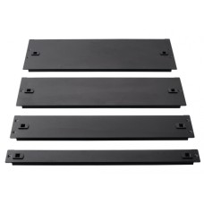 Фальш-панель металлическая 19" 3U, быстросъемная, черная LANMASTER LAN-DC-TLMFP-3U