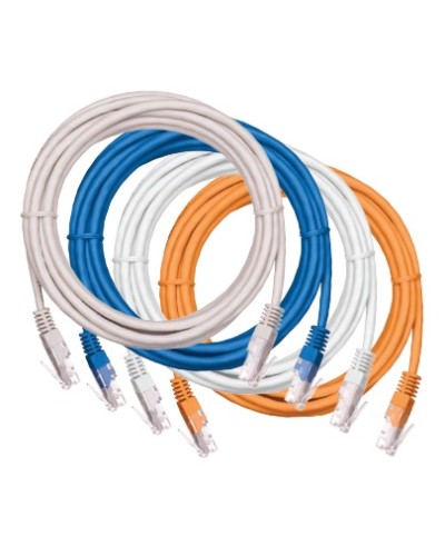 Шнур коммутационный NETLAN U/UTP 4 пары, Кат.5е (Класс D), 100МГц, 2хRJ45/8P8C, T568B, заливной, многожильный, BC (чистая медь), PVC нг(B), белый, 0,5м, уп-ка 10шт. NETLAN EC-PC4UD55B-BC-PVC-005-WT-10 в Рыбинске Патчкорды (медные) Pintop.ru