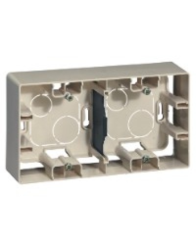 Коробка накладного монтажа 2 поста слоновая кость Etika Legrand 672540 в Рыбинске Распределительные коробки Pintop.ru