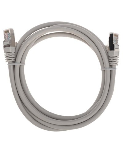Патч-корд S/FTP, CAT 6A (10G), RJ45-RJ45, 28AWG, LSZH, серый, 2м REXANT 02-0390-2 в Рыбинске Патчкорды (медные) Pintop.ru