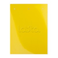 Табличка полужесткая. Установка в держатель. Для маркировки модульного оборудования. ПВХ-0,5. Желтый DKC TAS52
