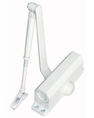 Доводчик двери c тягой EN 3-6, 40 - 130 кг Smartec ST-DC036BCDA-WT в Рыбинске Доводчики Pintop.ru