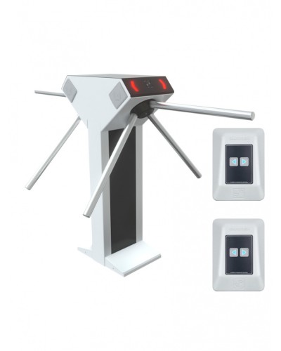 CARDDEX Комплект двухпроходной автономной проходной STR-04AEC в Рыбинске Турникеты Pintop.ru