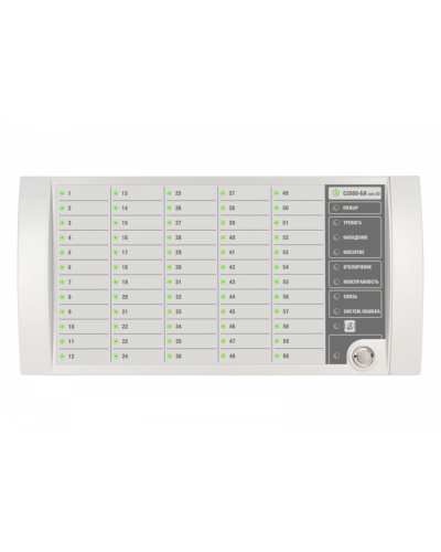 Блок индикации Болид С2000-БИ исп.02(2хRS485) в Рыбинске Охранно-пожарное оборудование Pintop.ru