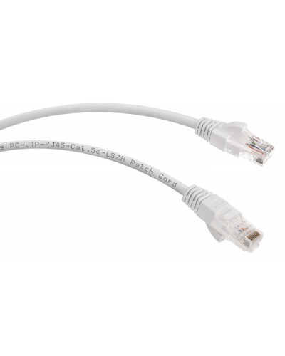 Патч-корд медный U/UTP кат.5е (1м) LSZH (белый) Cabeus PC-UTP-RJ45-Cat.5e-1m-WH-LSZH в Рыбинске Патчкорды (медные) Pintop.ru