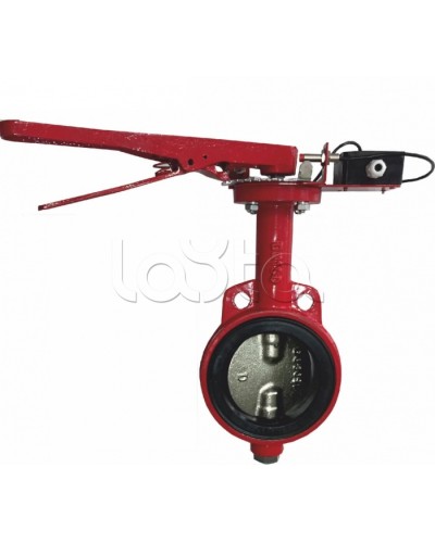 Затвордисковый с ручным приводом с контролем положения УКПЗА Спецавтоматика 3т 150/1,6(Р)-Ф.У3.1-АМК-150v3 в Рыбинске Затворы дисковые Pintop.ru