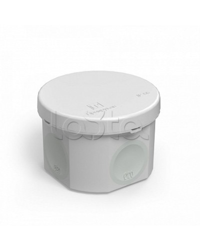 Коробка распределительная 60-0110 для прямого монтажа двухкомпонентная безгалогенная (HF) 70х50 (168шт/кор) Промрукав в Рыбинске Распределительные коробки Pintop.ru