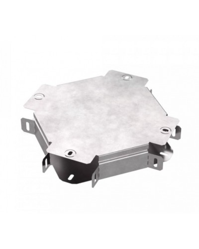 Х-образный ответвитель с крышкой Стандарт 100х50 Промрукав (PR16.0456) в Рыбинске Аксессуары для лотков Pintop.ru