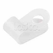 Кабельная скоба пластиковая 5мм для крепления термокабеля Спектрон-КС-5