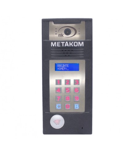 Многоабонентый антивандальный блок вызова со встроенной видеокамерой Метаком MК2018-TMRFGV в Рыбинске Блоки вызова многоабонентные Pintop.ru