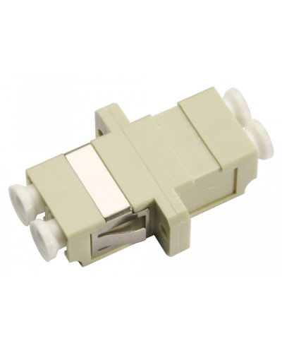 Соединитель проходной LC-LC duplex, MM(для многомодового кабеля) Cabeus DLC-DLC-MM в Рыбинске Проходные адаптеры и розетки оптические Pintop.ru