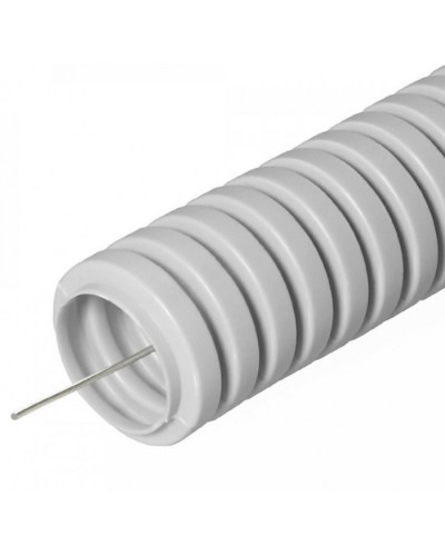 Труба гофрированная ПВХ тяжелая 750 Н серая с/з д50 (15м/660м уп/пал) Промрукав (PR.0150411) в Рыбинске Труба гофрированная Pintop.ru