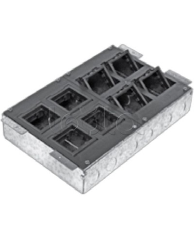 Люк в пол на 8 модулей с суппортом и коробкой Экопласт 70083 в Рыбинске Системы лючков и колонн Pintop.ru