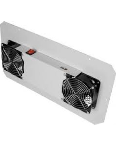 Блок вентиляторный TLK (TLK-FAN2-TERM-GY) для настенных шкафов серии TWC и TWA в Рыбинске Вентиляторные модули Pintop.ru