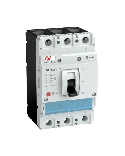 Автоматический выключатель AV POWER-1/3 10А 80kA TR EKF AVERES (mccb-13-10H-TR-av) в Рыбинске Электротехническое оборудование Pintop.ru