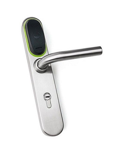 Замок электромеханический для двери IronLogic Eurolock EHT net (серебро) dd = 92 мм в Рыбинске Электромеханические замки Pintop.ru