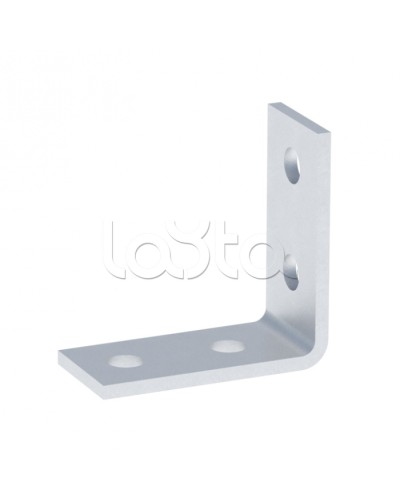 STRUT-пластина угловая 90гр. 4 отверстия HDZ EKF (stpu4-HDZ) в Рыбинске Аксессуары для лотков Pintop.ru