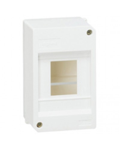 Щиток накладной Mini S 4 модуля белый Legrand 001357 в Рыбинске Боксы для автоматов Pintop.ru