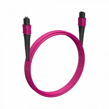 Кабельная сборка MPO(F) -MPO(M)-8 волокон 50/125 OM4, 1 m Cabeus (FOP-50-OM4-8-MPO(F)-8-MPO(M)-B-1m)