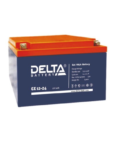Аккумулятор свинцово-кислотный Delta GX 12-24 в Рыбинске Электротехническое оборудование Pintop.ru