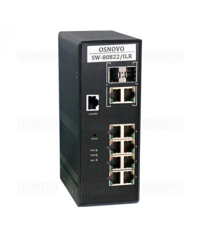 PoE коммутатор уличный промышленный OSNOVO SW-80822/ILR в Рыбинске Коммутаторы Pintop.ru