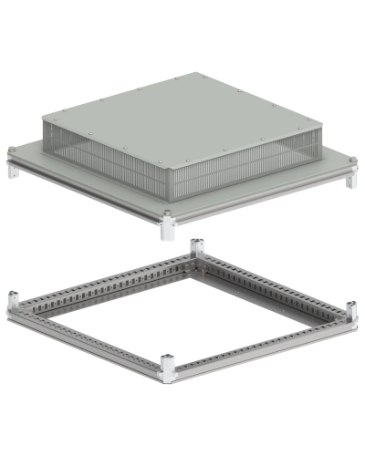 FORMAT Крыша и основание (под фланец) 800х800мм IP31 IEK (FO-00-KOF-080-080-31) в Рыбинске Аксессуары для стоек и шкафов Pintop.ru