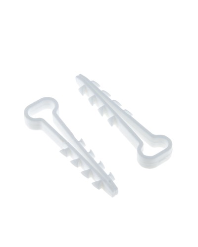 Дюбель-хомут (6х14 мм) для плоского кабеля белый (50 шт.) EKF PROxima (plc-cd-6x14w) в Рыбинске Крепеж: Дюбели, шурупы, саморезы Pintop.ru