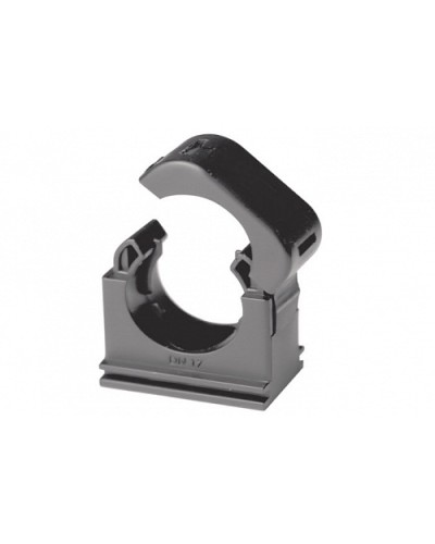 Держатель с крышкой DN 48 мм, полиамид, цвет чёрный DKC (PASW48N) в Рыбинске Держатели, клипсы, скобы Pintop.ru