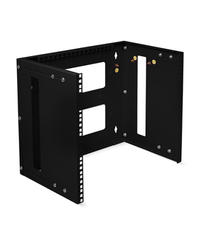 Кронштейн настенный 19 9U, цвет черный Cabeus NC-9U-BK в Рыбинске Аксессуары для стоек и шкафов Pintop.ru